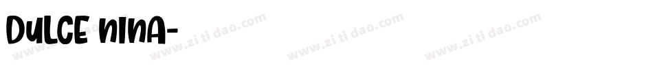 Dulce Nina字体转换